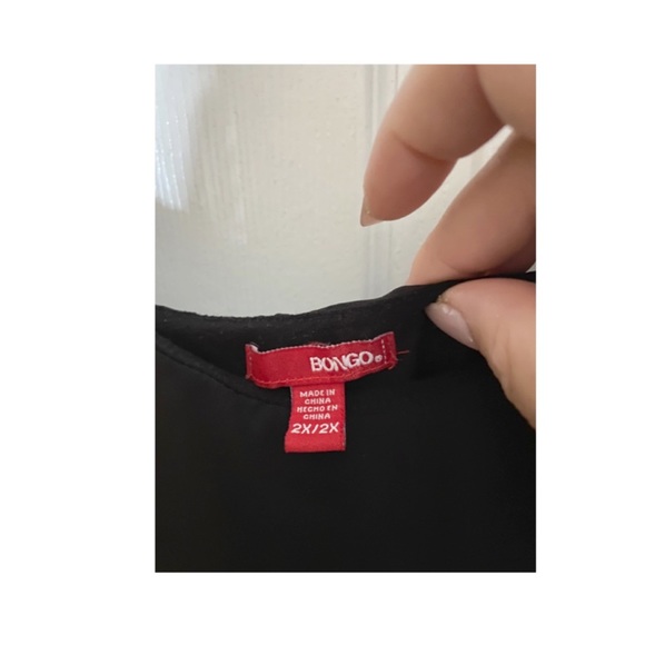 ‘Black Ruffle Hem Tank Top’🖤 - Picture 4 of 4